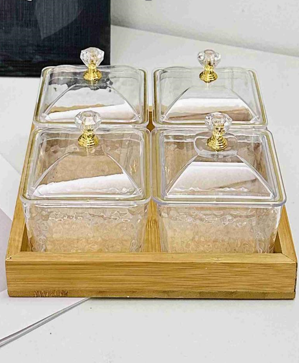 Plateau de service de luxe 4 pcs