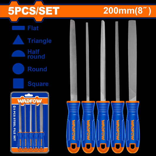 Wadfow Steel file set 5 Piece