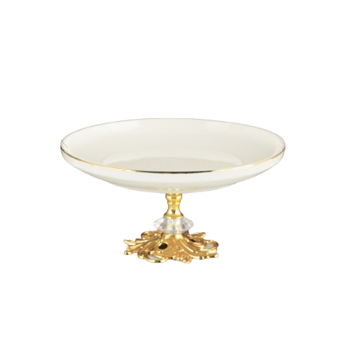 Assiette en Porcelaine Blanche avec Sous-plat – Élégance et Fonctionnalité