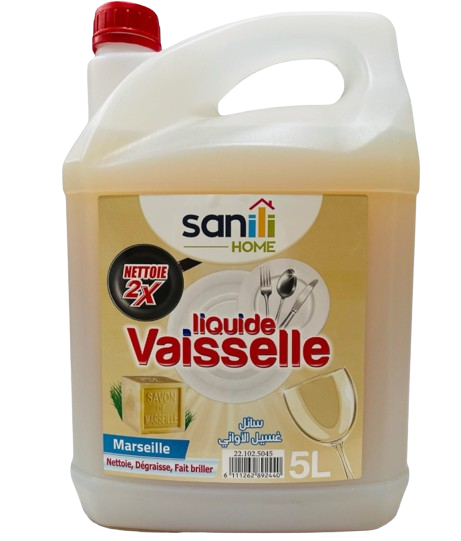 Liquide Vaisselle Marseille 5L - SANILI HOME