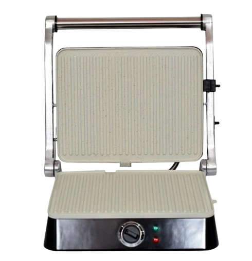 Grand Grill à Panini Professionnel – Double Plaque Antiadhésive, 2000W, Pour Sandwiches, Paninis