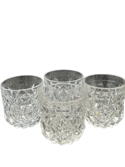 Lot de 4 Verres à Whisky : Élégance et Praticité